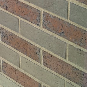 Photo of specific brick materials used in Kirby Grove