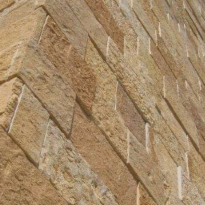 Photo of specific thin adhered natural stone materials used in Deloitte University Leadership Center