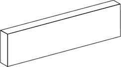 Modular thin brick line drawing